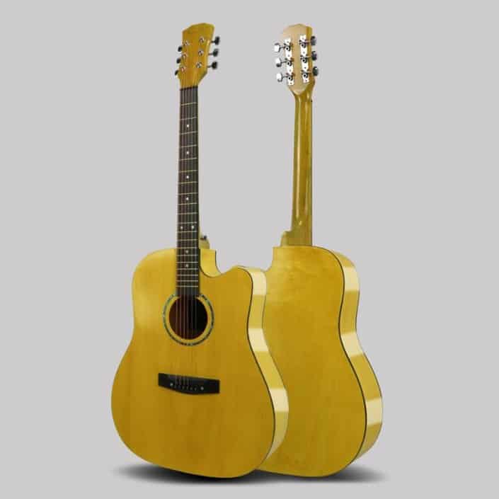 guitarra acustica de cuerdas