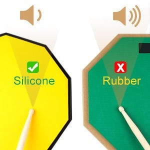 ¿Cómo elijo un pad de práctica de batería?