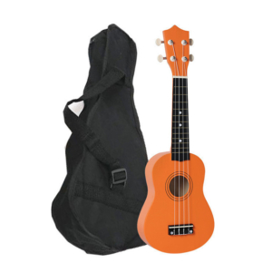 ukelele naranja con estuche ukelele naranja con estuche