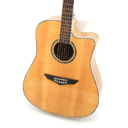 Guitarra acústica de madera de zebrano de 41"