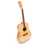 Guitarra acústica de madera de zebrano