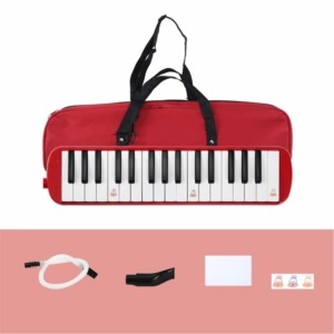 Instrumento melódico rojo de 32 teclas
